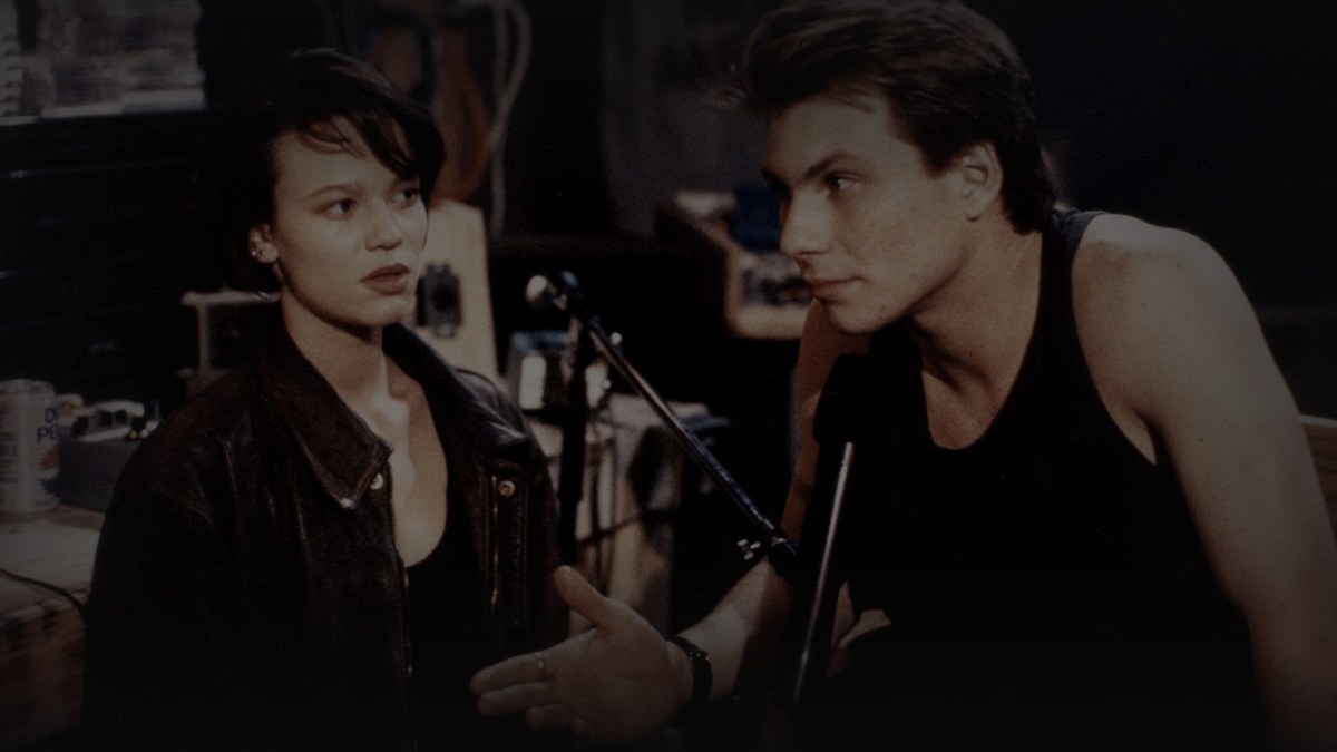 Still from Pump Up the Volume (1990) — still from Pump Up the Volume (1990), dir. Allan Moyle, via TMDB, baked 22.3